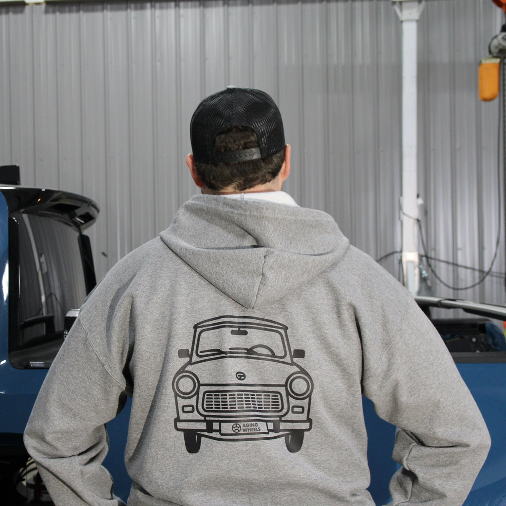 Aging Wheels Trabant Zip-Up Hoodie